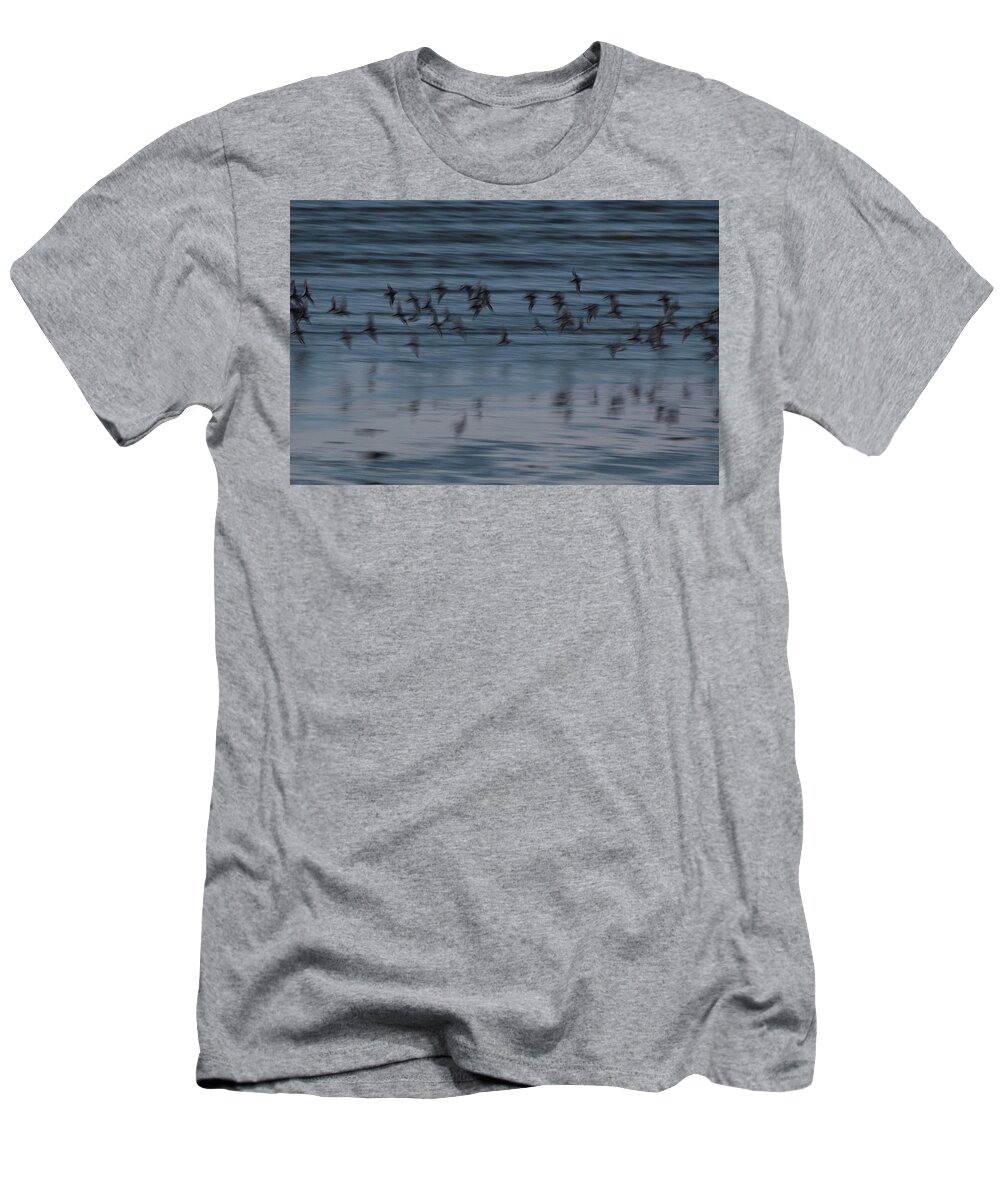 Impressionist T-Shirt featuring the photograph Evening Abstract by Alex Lapidus