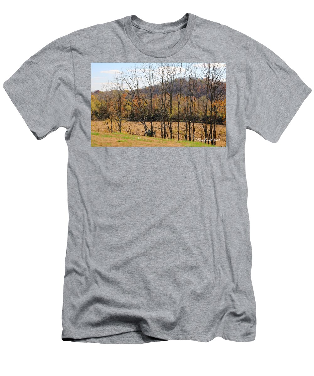Farmwork T-Shirt featuring the photograph Farmwork by PJQandFriends Photography