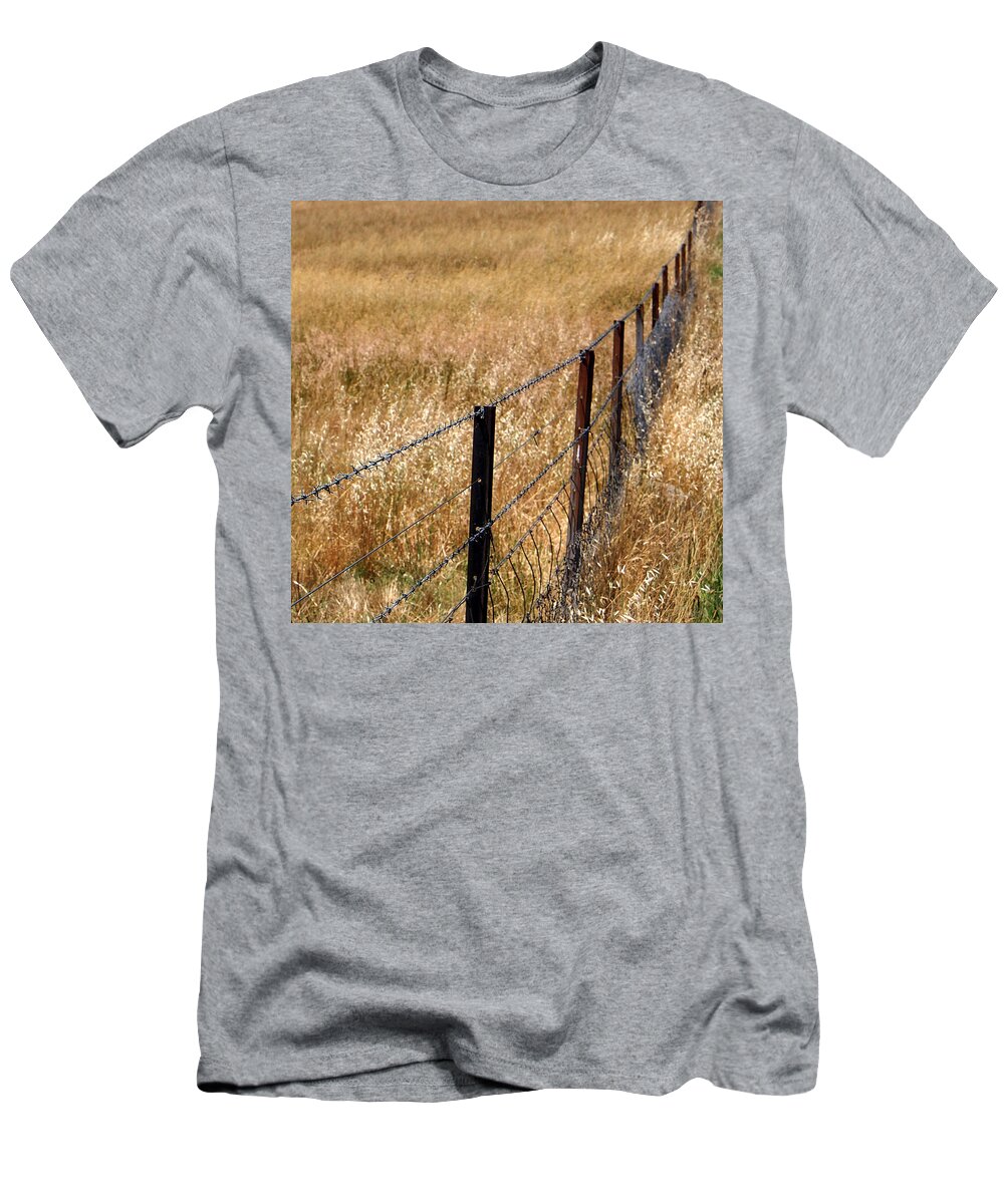 Fence T-Shirt featuring the photograph Fenced Off by Kaleidoscopik Photography