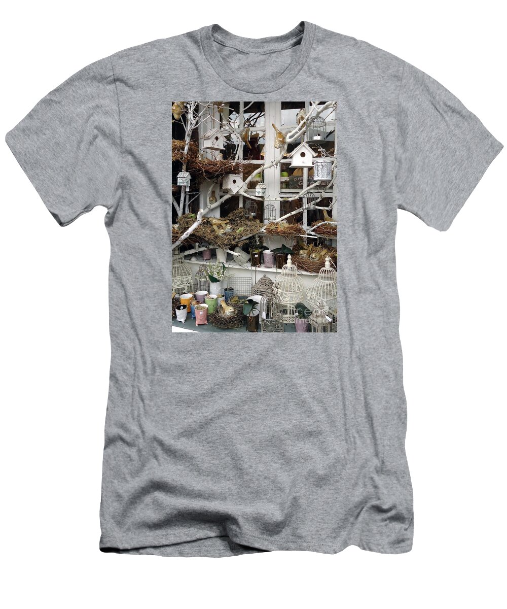 For The Birds T-Shirt featuring the photograph For the birds by Barbie Corbett-Newmin