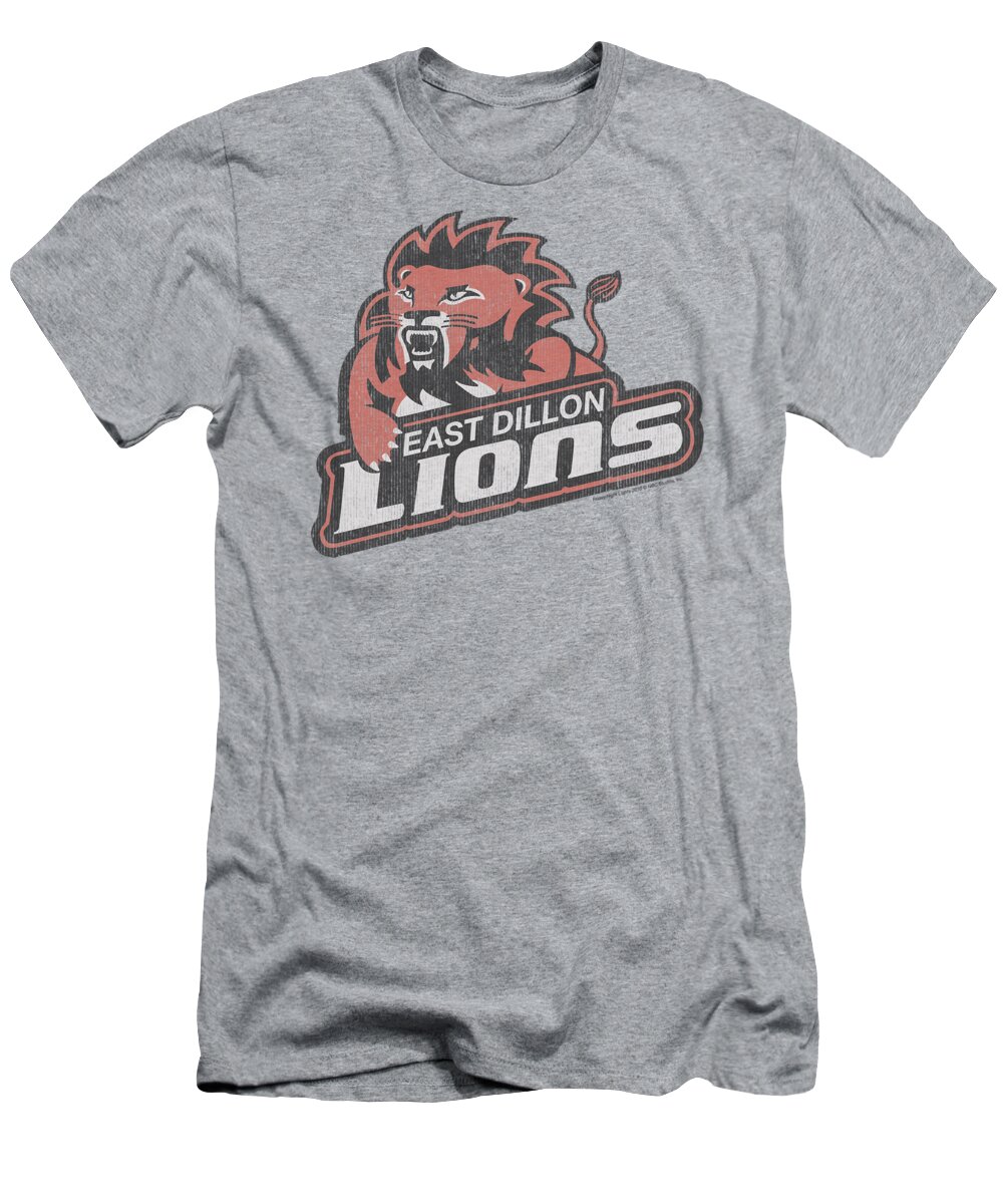 Friday Night Lights T-Shirt featuring the digital art Friday Night Lts - East Dillion Lions by Brand A
