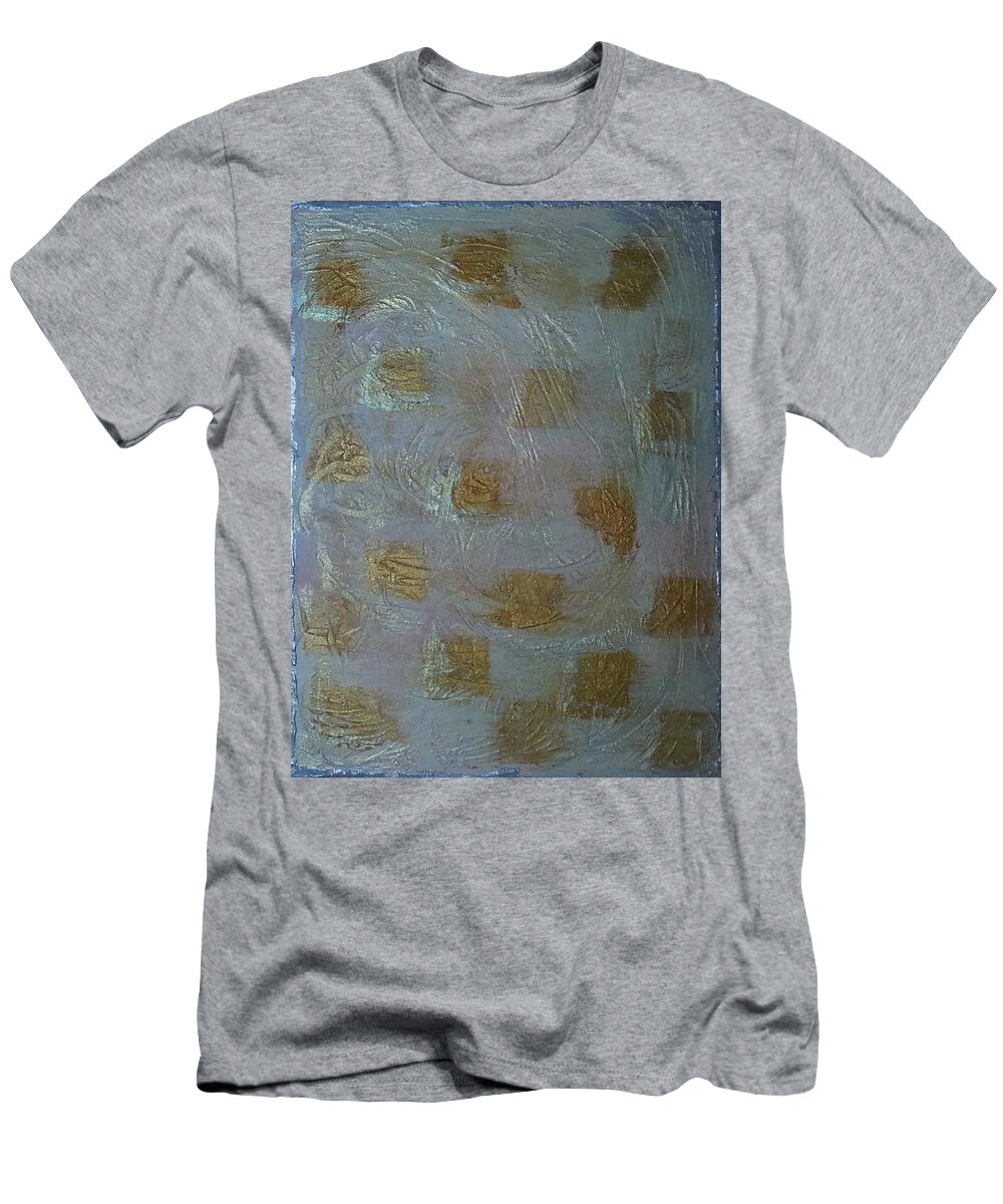 Abstract Painting T-Shirt featuring the painting G6 - shiny by KUNST MIT HERZ Art with heart