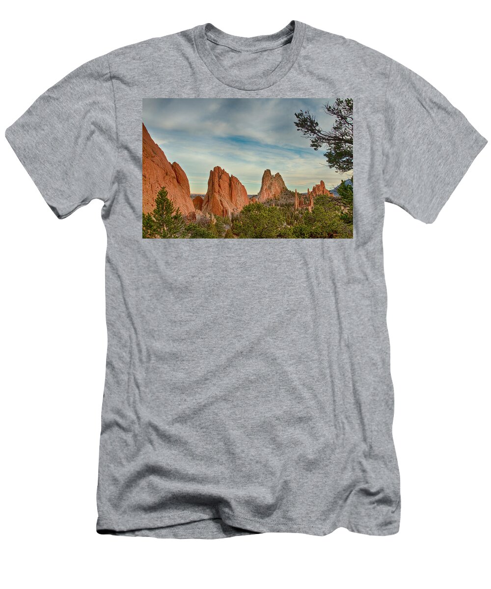 Garden Of The Gods T-Shirt featuring the photograph Gods Garden by James BO Insogna