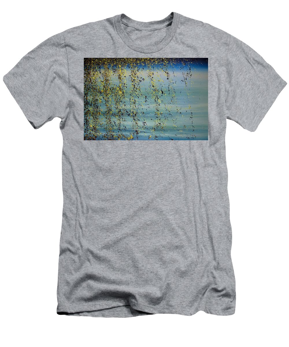 Derek Kaplan Art T-Shirt featuring the painting Got My Own Sunshine SERIES 10 of 10 by Derek Kaplan