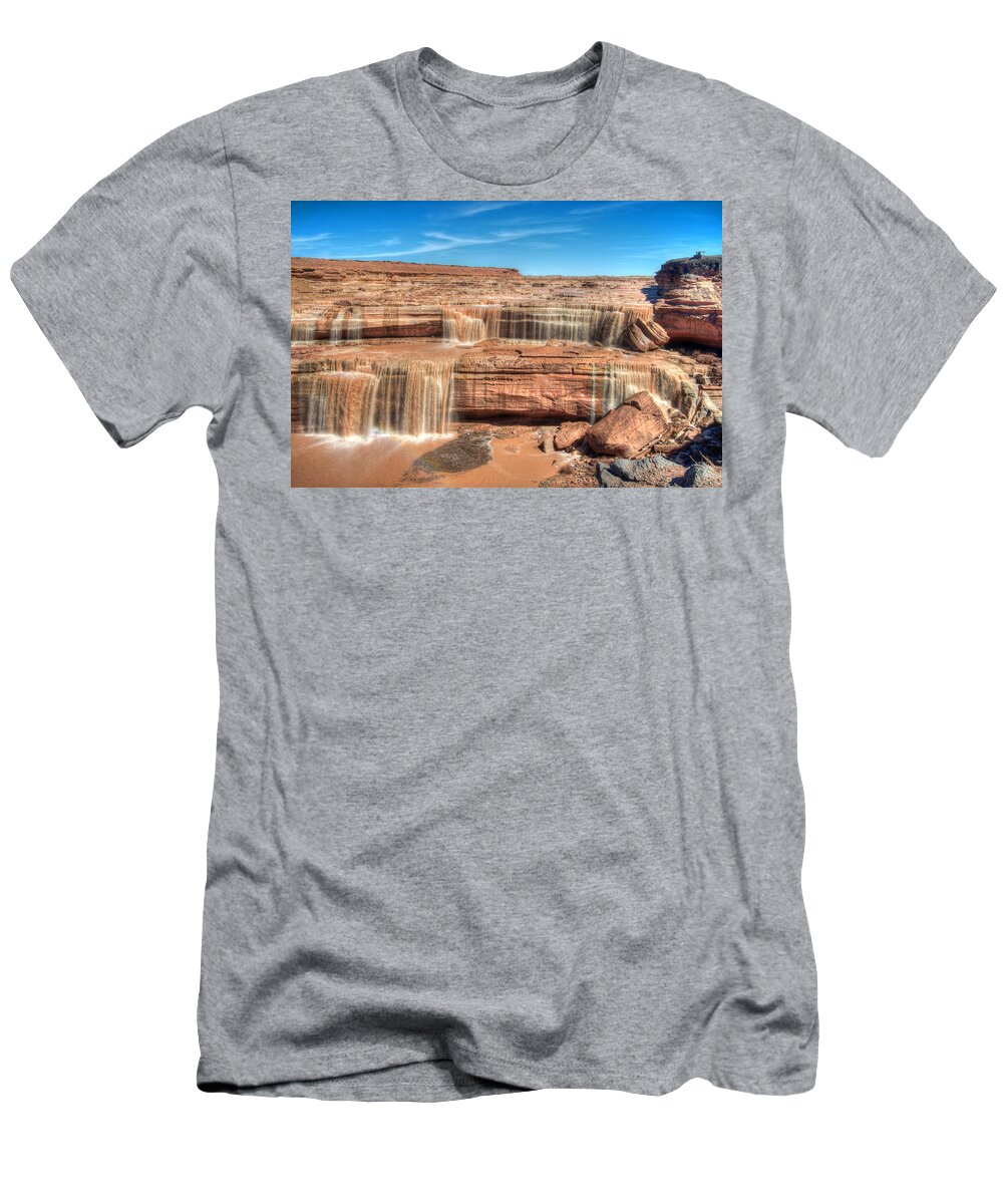 Photograph T-Shirt featuring the photograph Grand Falls by Richard Gehlbach