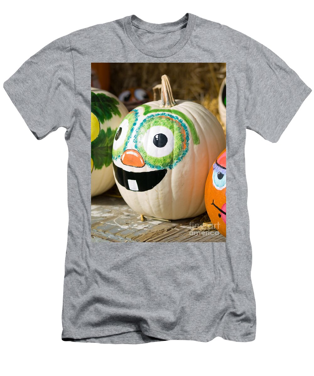 Pumpkins T-Shirt featuring the photograph Happy Face by Tara Lynn