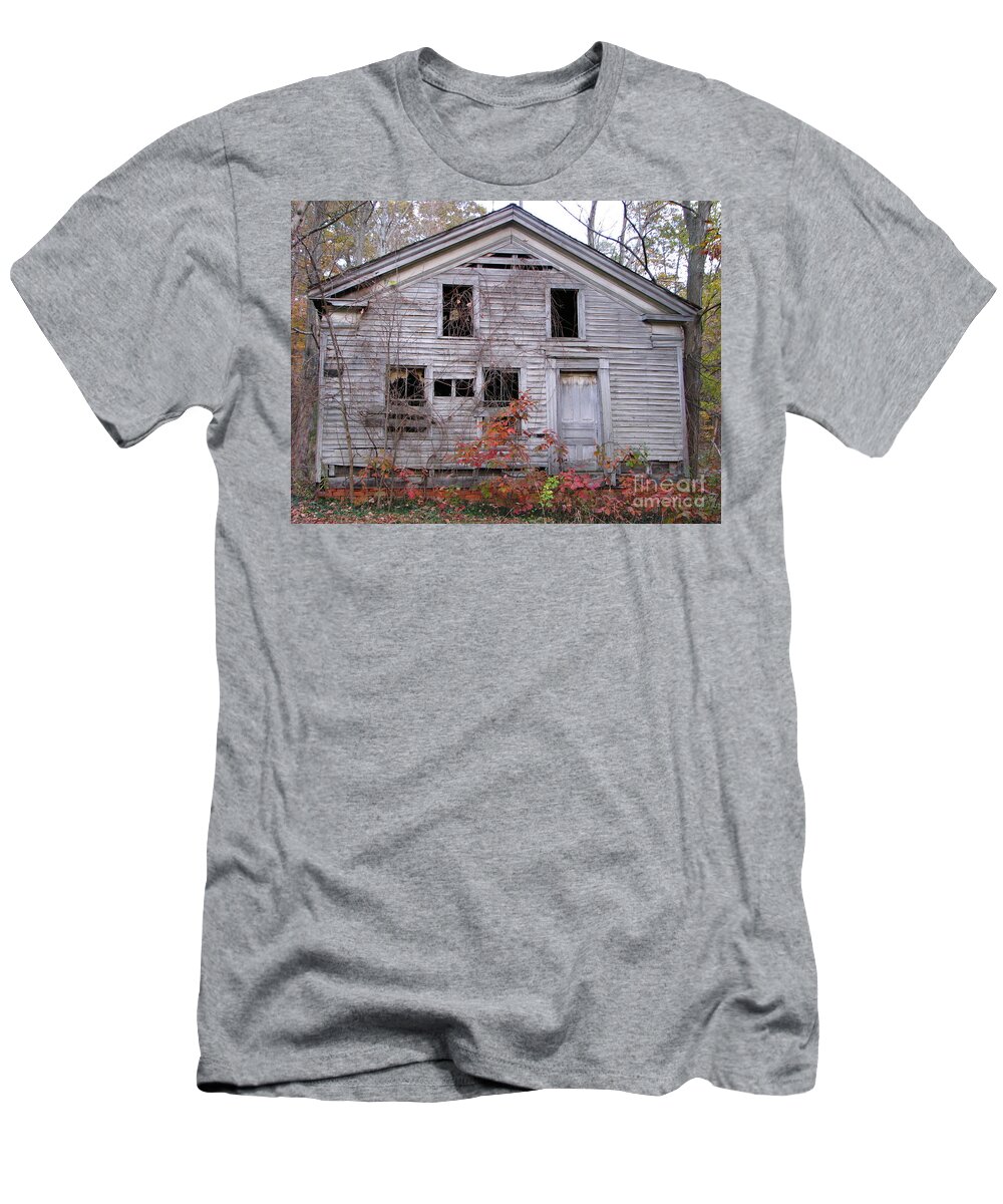Haunted House T-Shirt featuring the photograph Haunted by Michael Krek