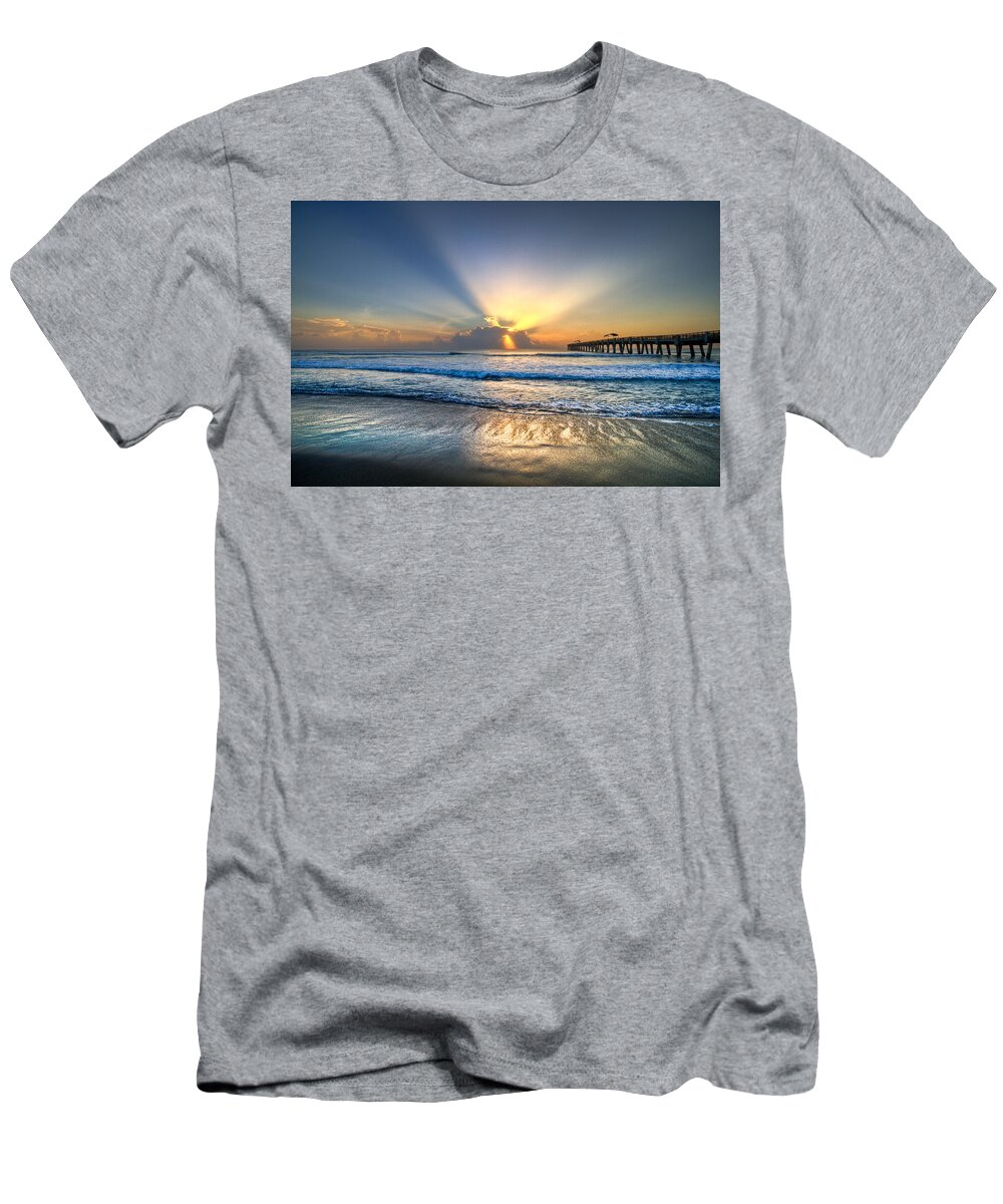 Palm T-Shirt featuring the photograph Heaven's Door by Debra and Dave Vanderlaan