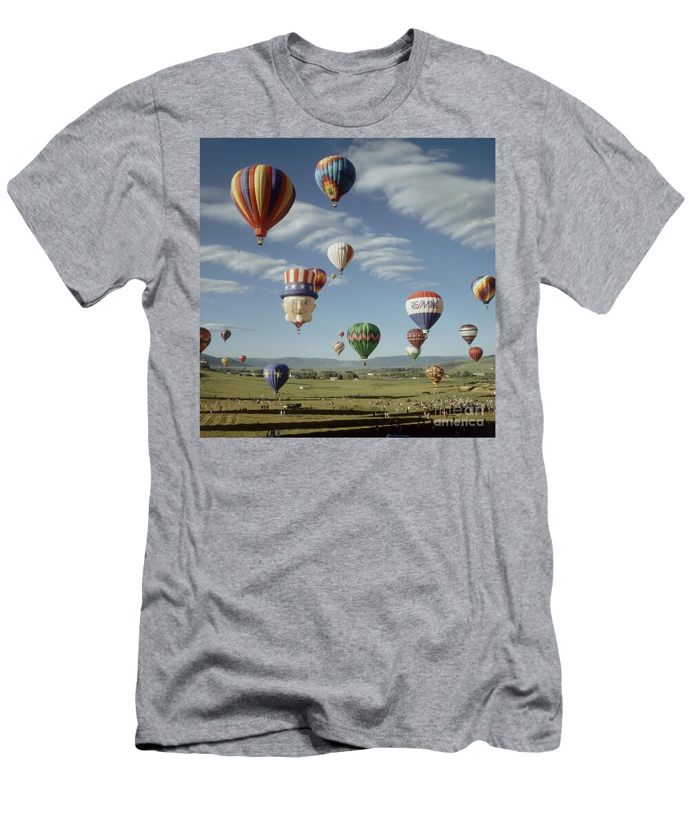 Hot Air Balloon T-Shirt featuring the photograph Hot Air Balloon by Jim Steinberg