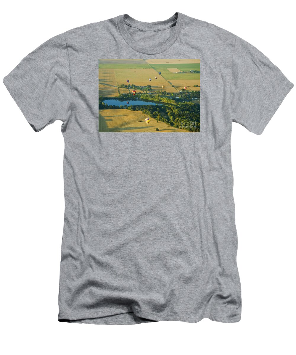 Pacific T-Shirt featuring the photograph Hot Air Reflection by Nick Boren