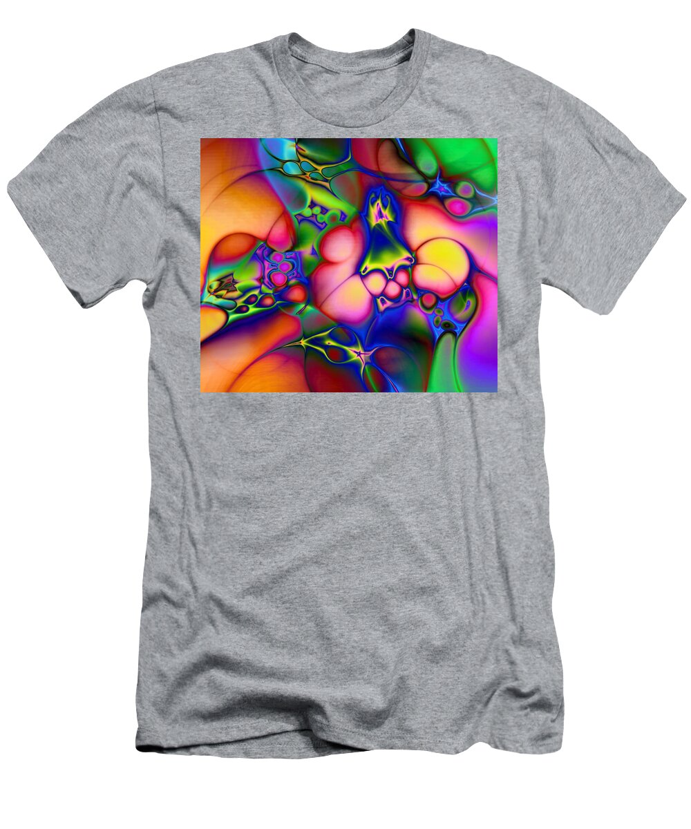 Abstract T-Shirt featuring the digital art I Don't Think We're In Kansas Anymore by Casey Kotas