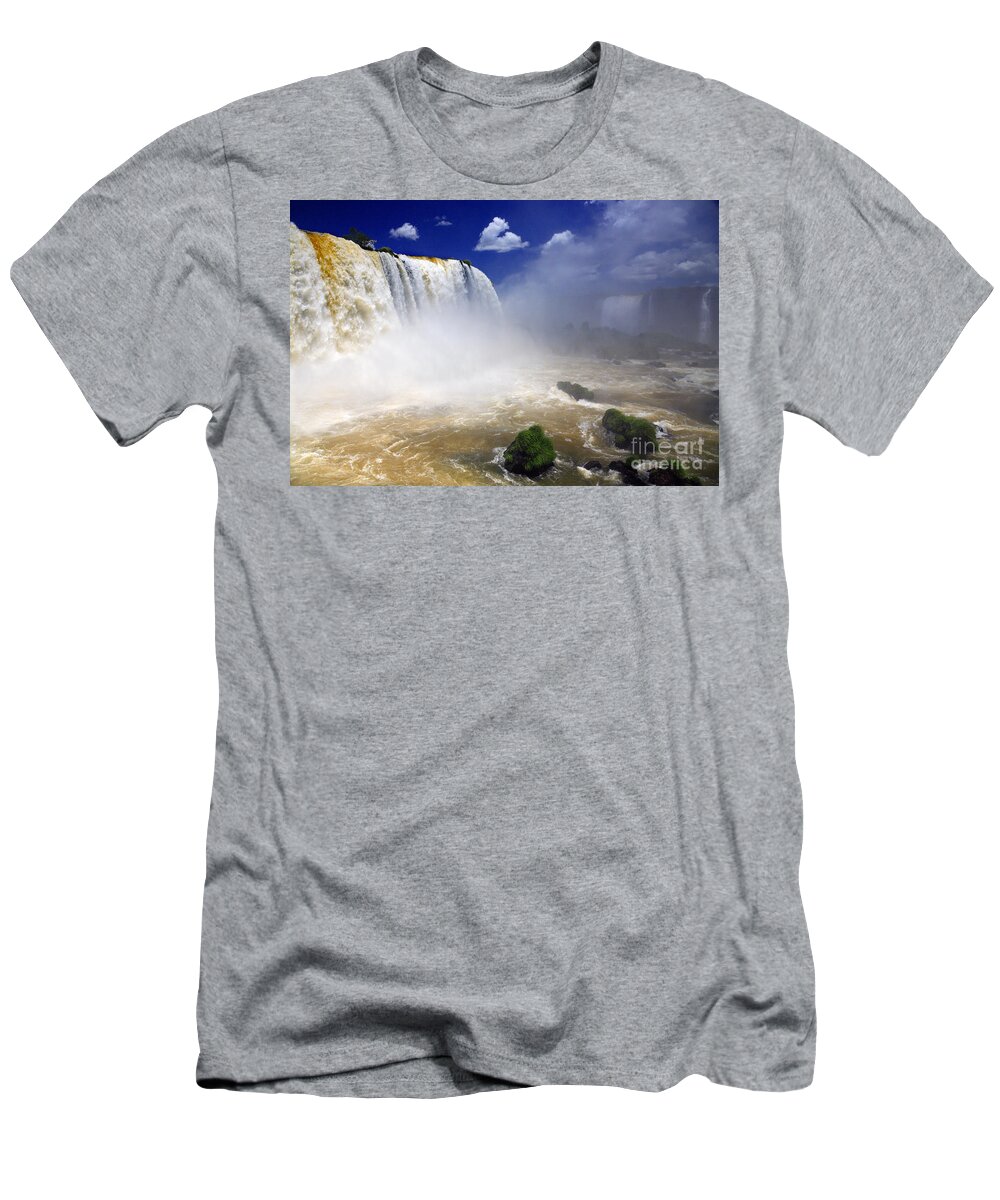 Iguazu T-Shirt featuring the photograph Iguazu Falls IV by Bernardo Galmarini