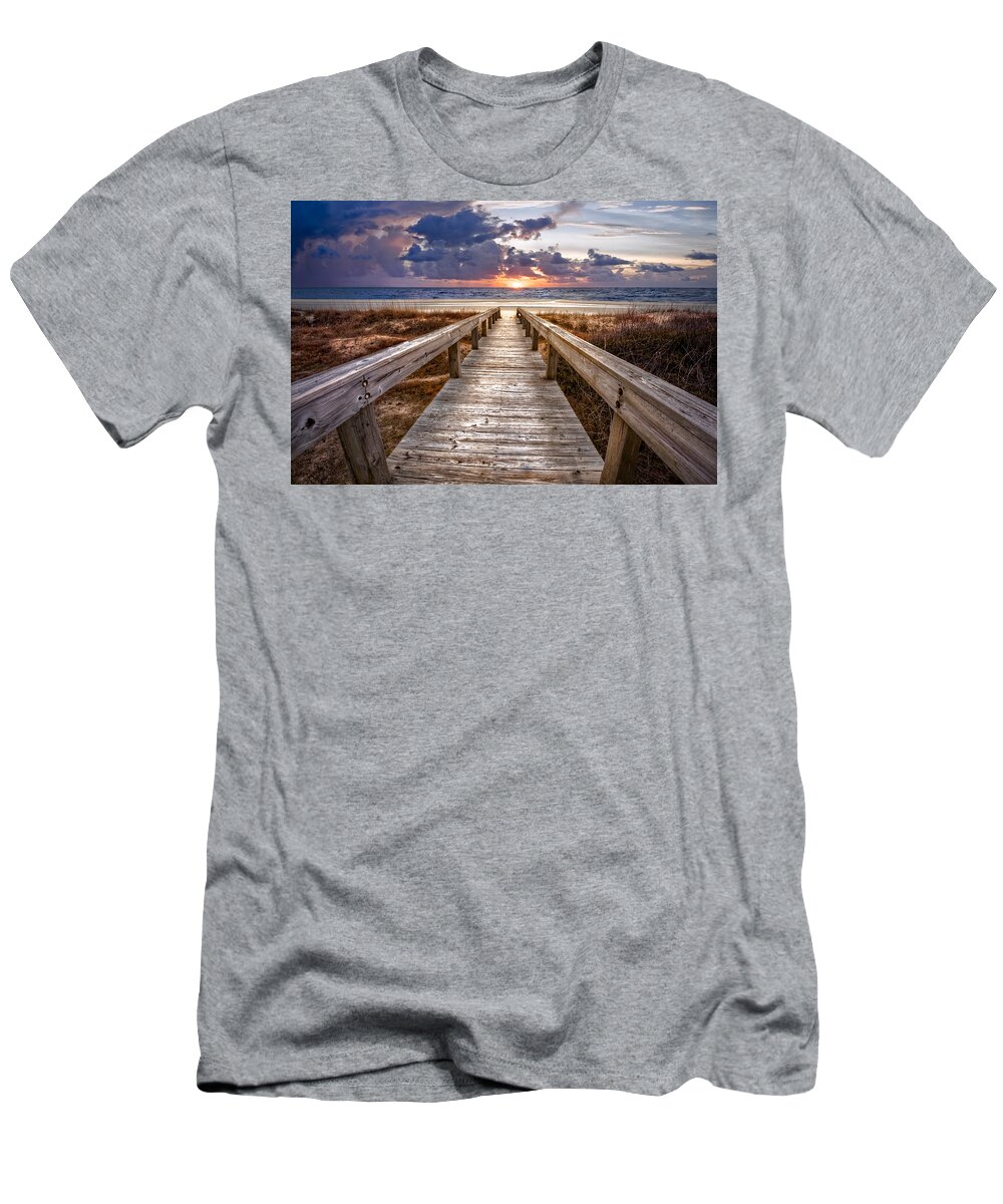 Clouds T-Shirt featuring the photograph Invitation by Debra and Dave Vanderlaan