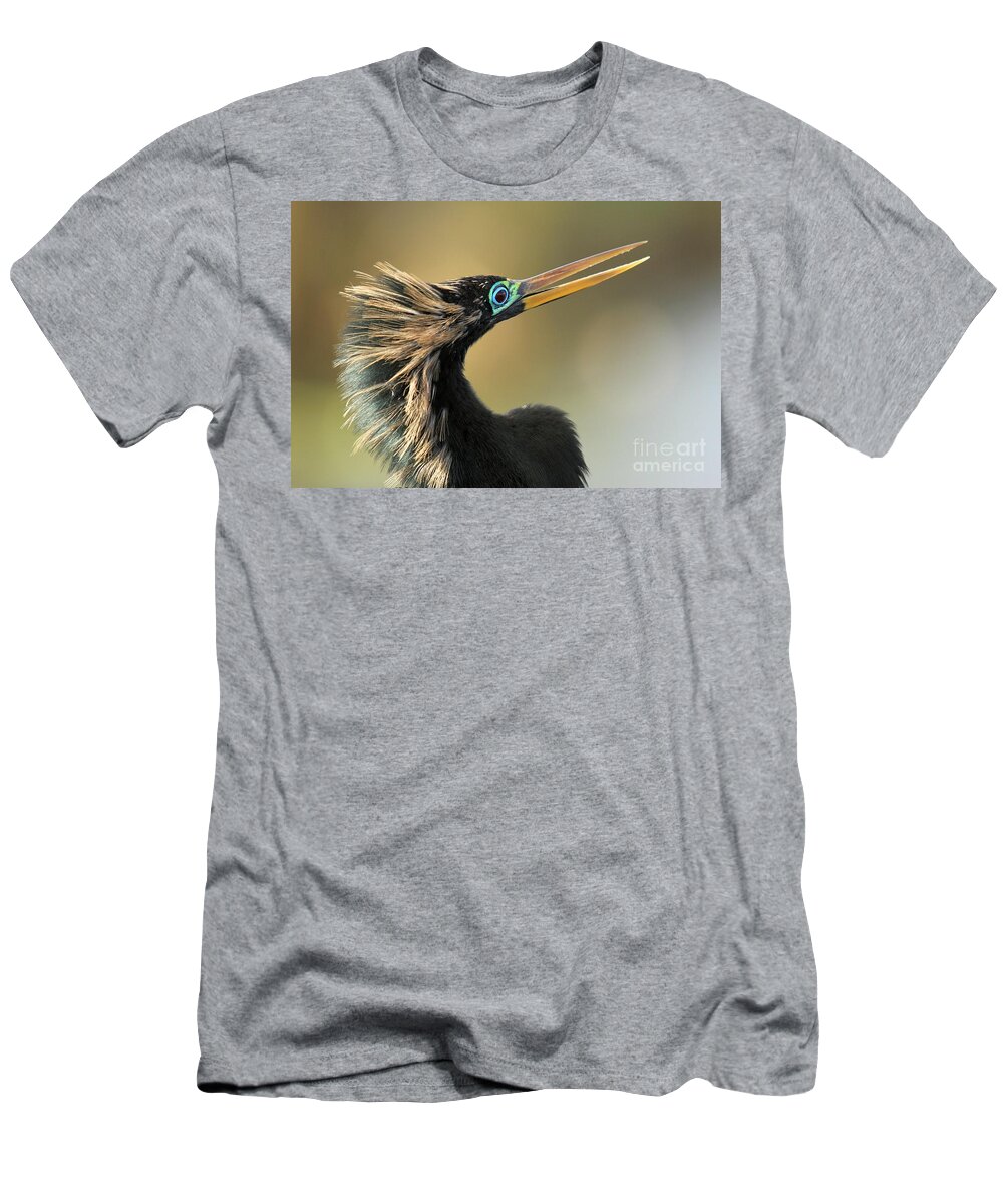 Anhinga T-Shirt featuring the photograph Joan Collins by Adam Jewell
