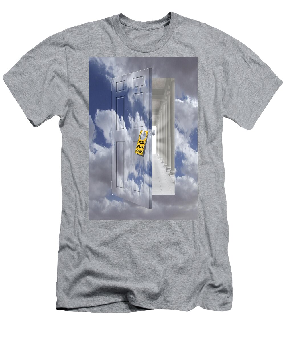 Prayer T-Shirt featuring the photograph Just Pray ALREADY by Mike McGlothlen