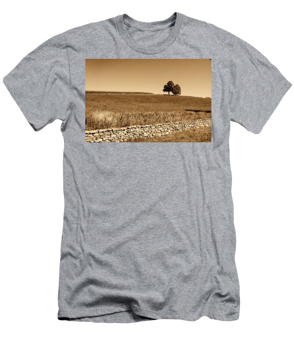Trees T-Shirt featuring the photograph Just the Two of Us by Donna Doherty