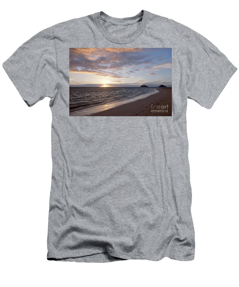 Amazing T-Shirt featuring the photograph Kailua Sunset by Brandon Tabiolo