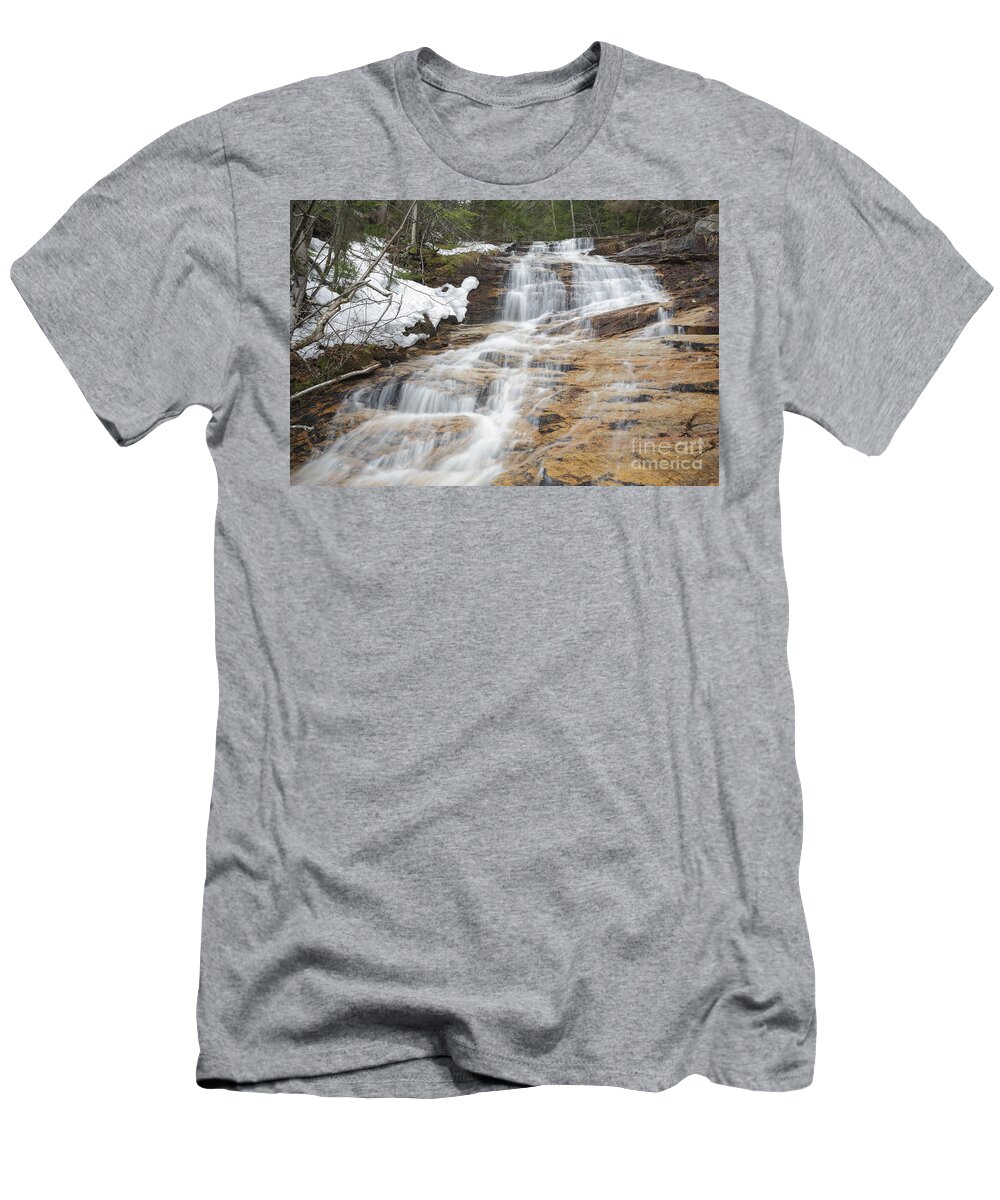 Kedron Brook T-Shirt featuring the photograph Kedron Flume - Harts Location New Hampshire by Erin Paul Donovan