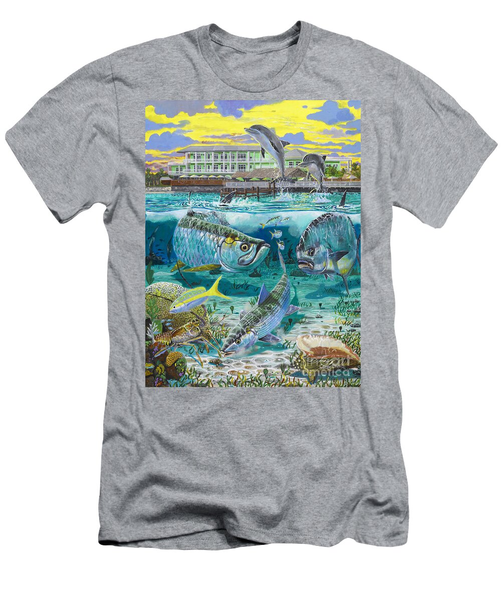 Grand Slam T-Shirt featuring the painting Key Largo grand slam by Carey Chen