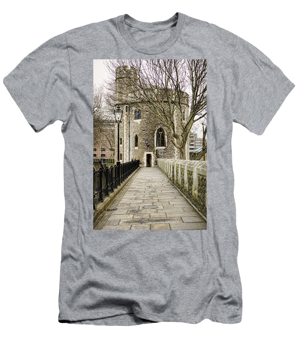 Lanthorn Tower T-Shirt featuring the photograph Lanthorn Tower by Heather Applegate