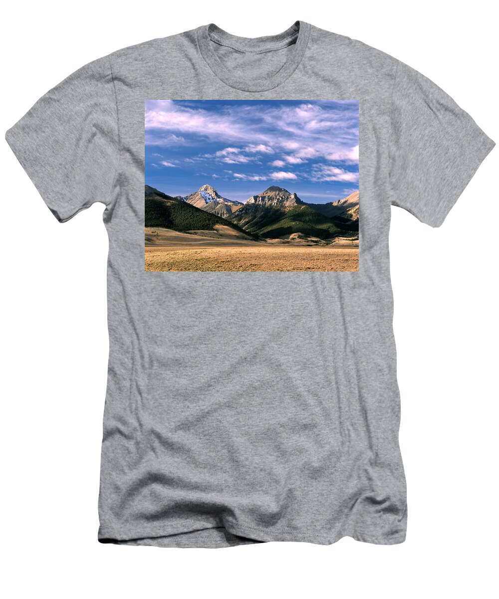 Granite T-Shirt featuring the photograph Lemhi Mountain Range, Southeast Idaho by Theodore Clutter