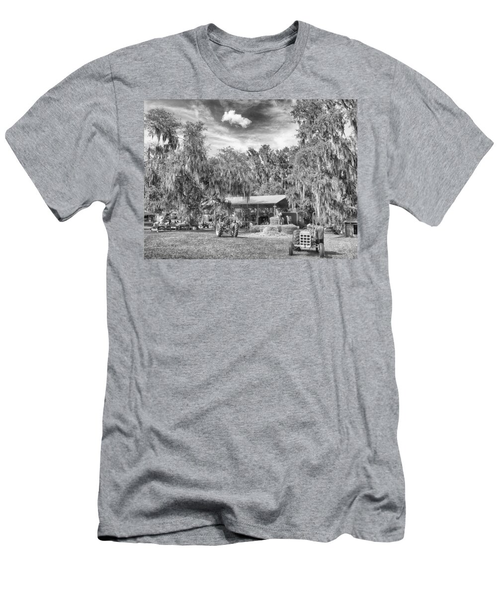 Landscape T-Shirt featuring the photograph Life on the Farm by Howard Salmon