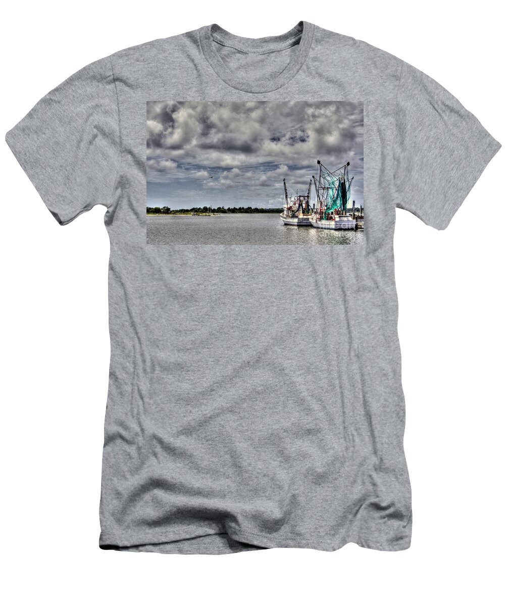 Swansboro North Carolina T-Shirt featuring the photograph Little Shrimpers  by Benanne Stiens