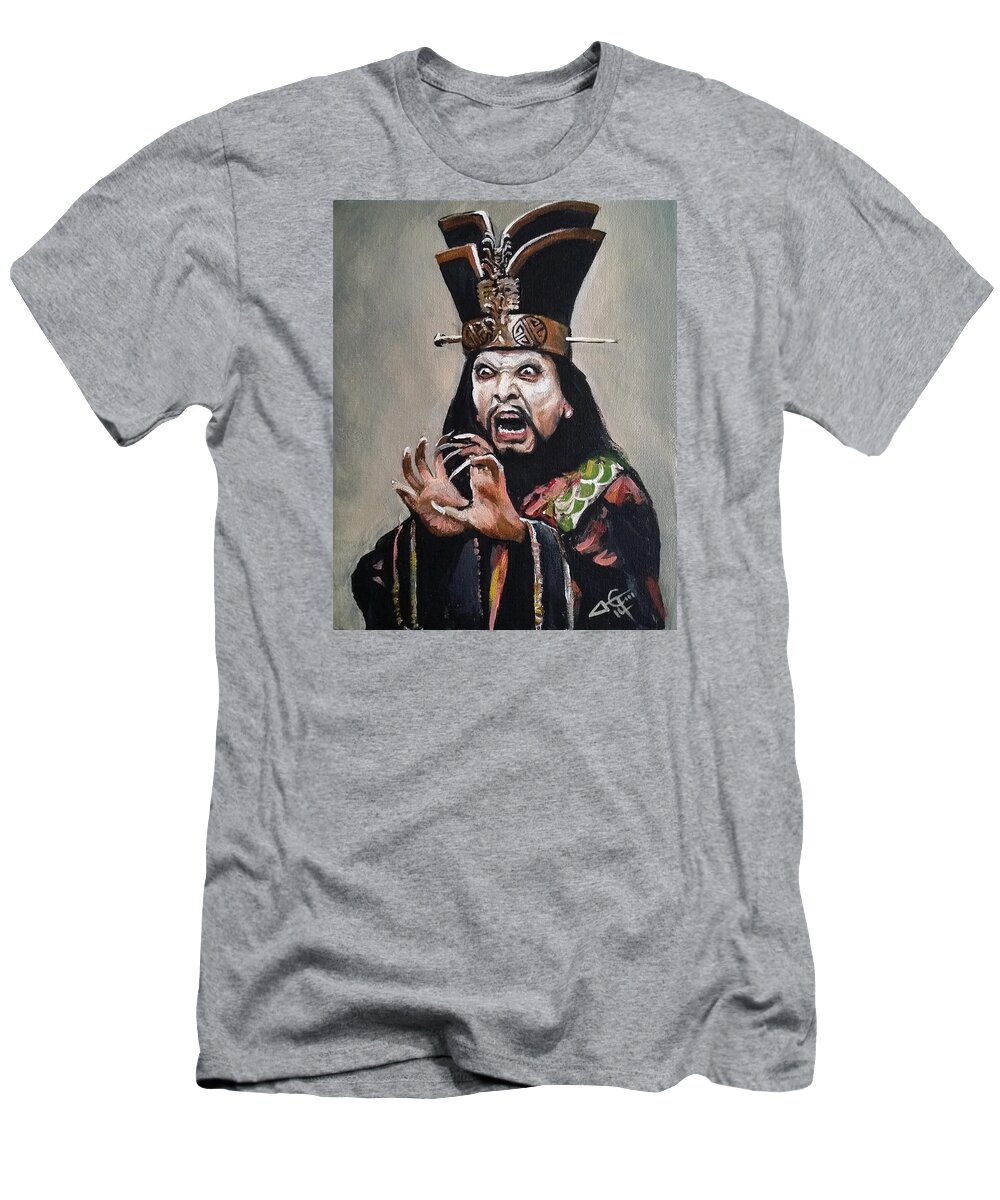 Lo Pan. Big Trouble In Little China T-Shirt featuring the painting Lo Pan by Tom Carlton