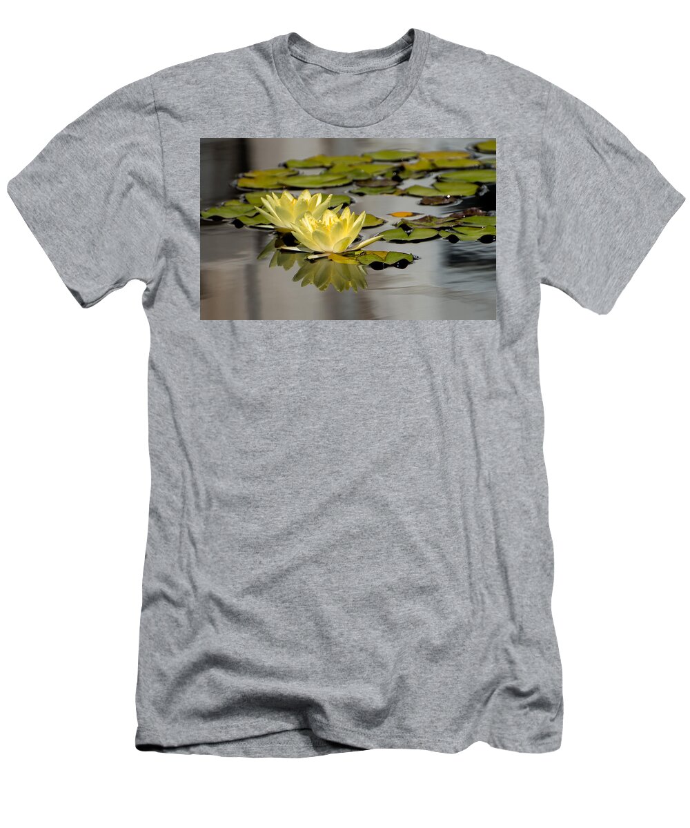 Waterlily T-Shirt featuring the photograph Yellow Waterlily by Stacy Abbott