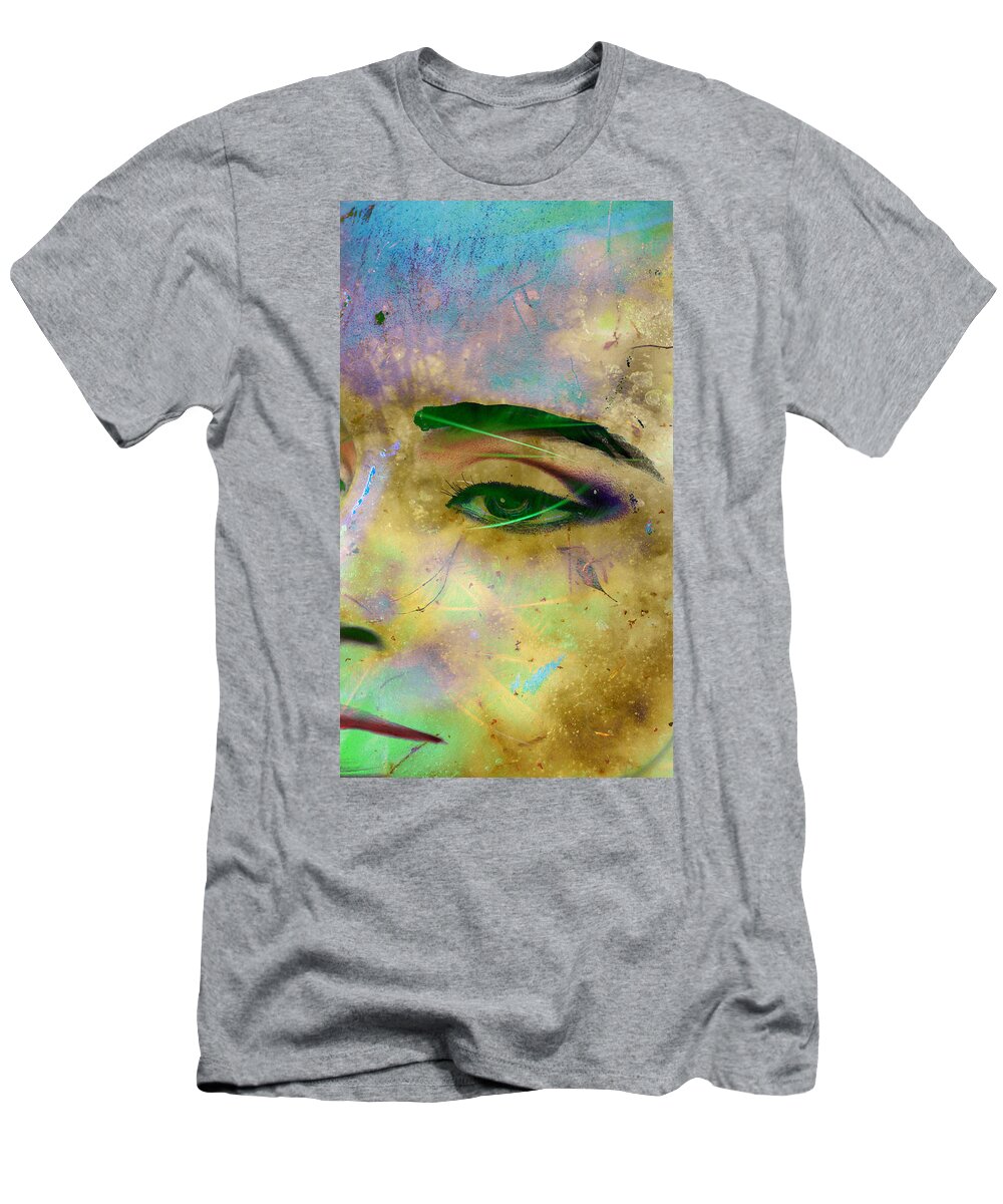 Abstract T-Shirt featuring the photograph Love The Earth by J C
