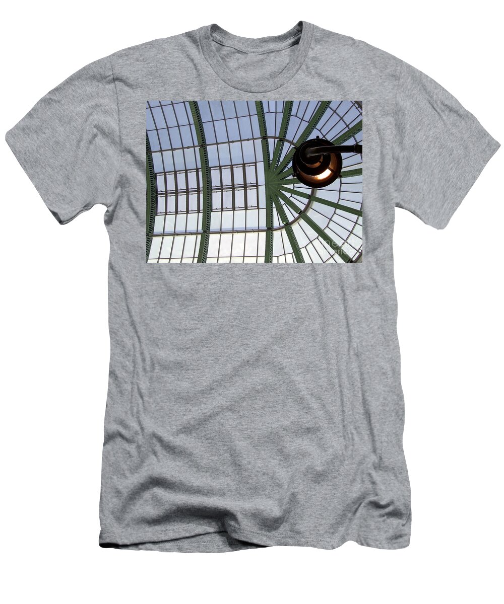 Skylight T-Shirt featuring the photograph Mall of Emirates Skylight by Andrea Anderegg