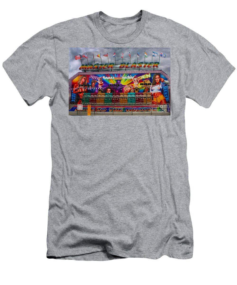 Funfair Ride T-Shirt featuring the photograph Master Blaster all the fun of the fair by Terri Waters