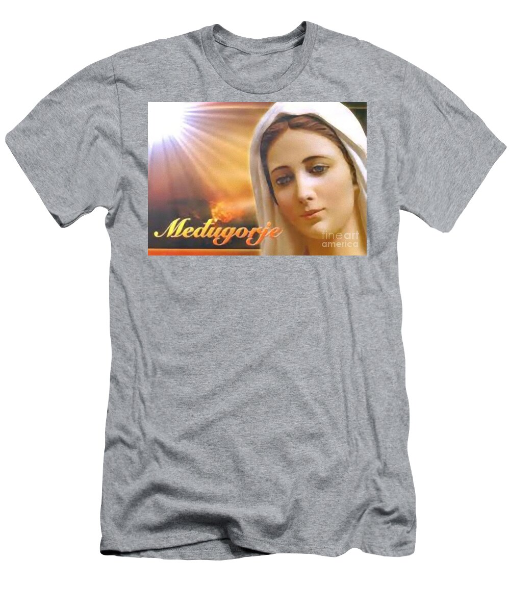 God T-Shirt featuring the photograph Medjugorjie by Archangelus Gallery
