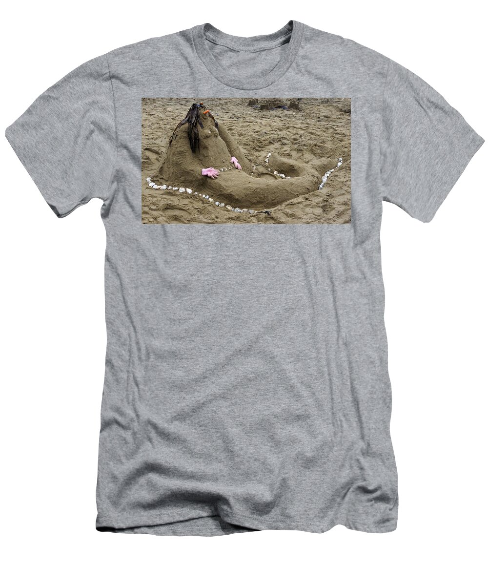 Beach T-Shirt featuring the photograph Mermaid by Ron Harpham