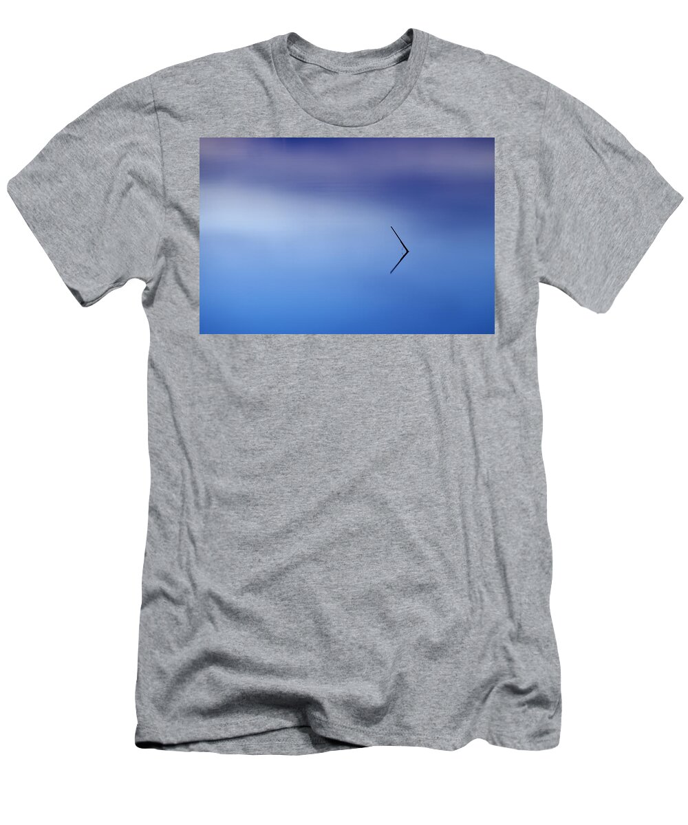 Blue T-Shirt featuring the photograph Minimalistic by Ivan Slosar