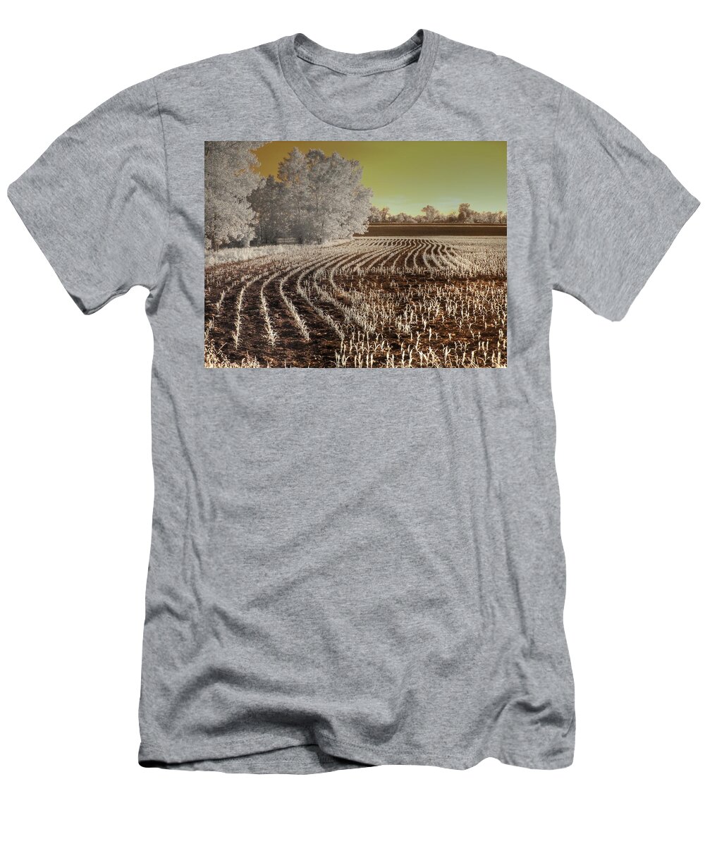 Corn T-Shirt featuring the photograph Missouri Corn Field by Jane Linders