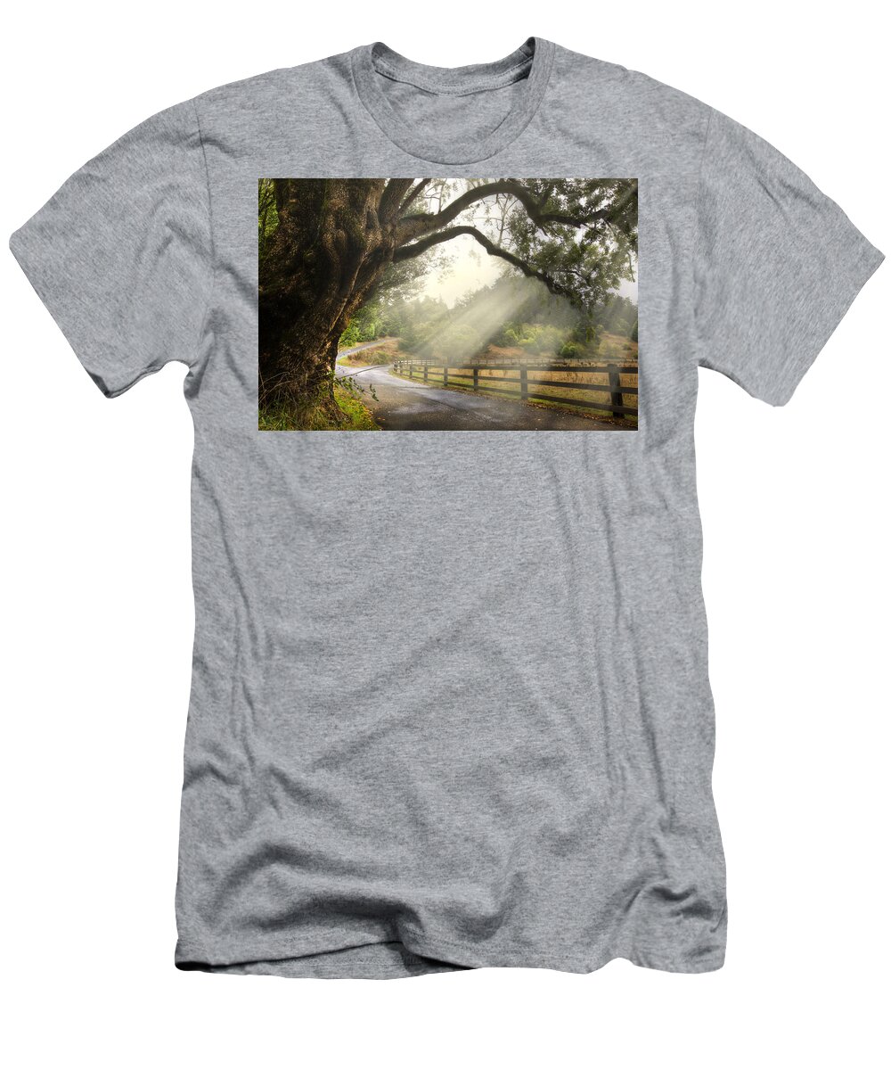 Clouds T-Shirt featuring the photograph Morning Light by Debra and Dave Vanderlaan