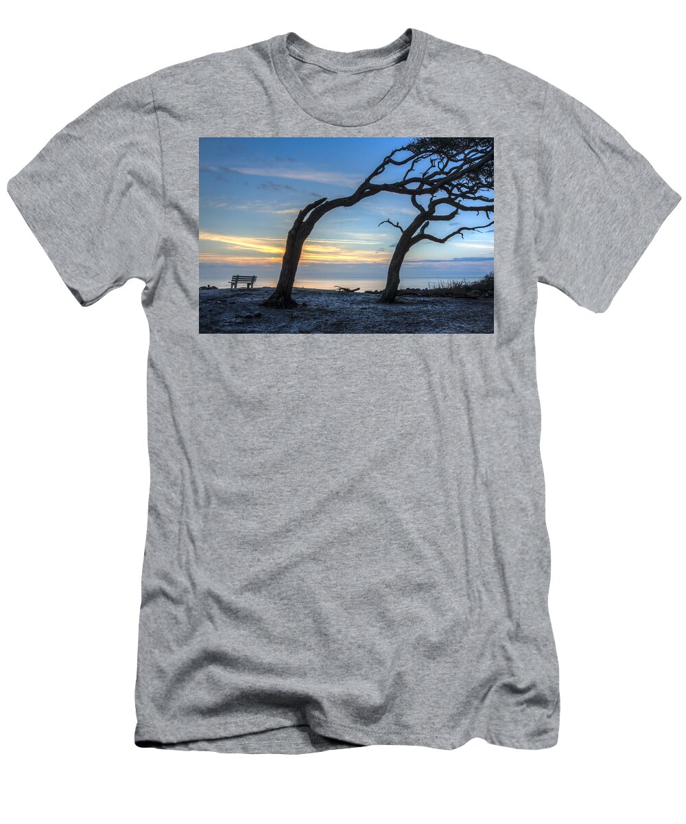 Clouds T-Shirt featuring the photograph Morning Mood by Debra and Dave Vanderlaan