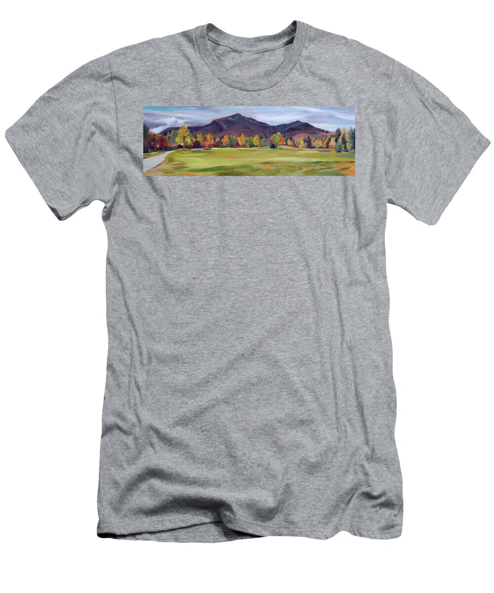 Mountains T-Shirt featuring the painting Mount Osceola New Hampshire by Nancy Griswold
