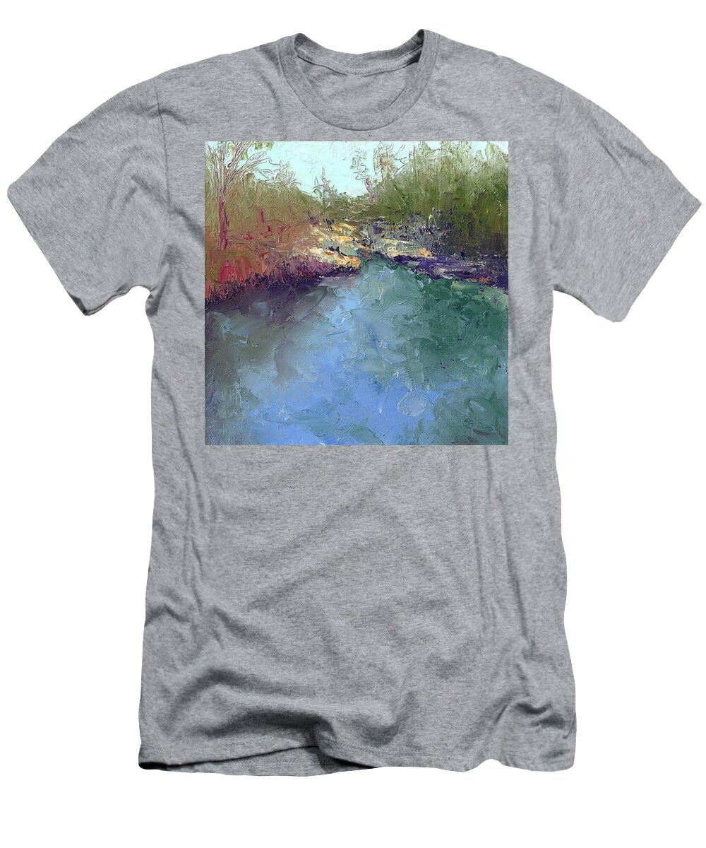 Plein Air T-Shirt featuring the painting Next Day by Shannon Grissom