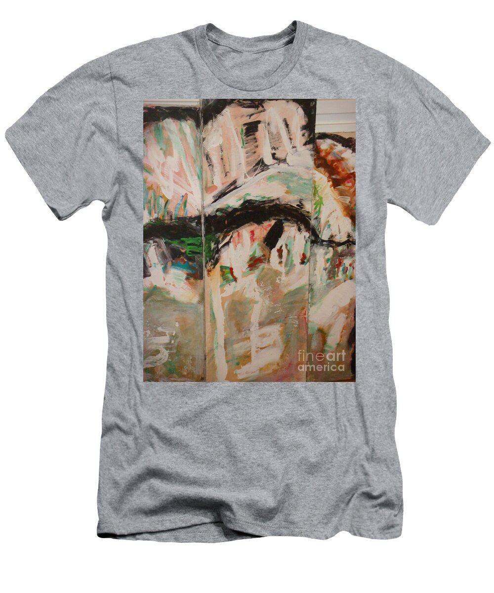 Time T-Shirt featuring the painting Nostalgies Of Venice by Fereshteh Stoecklein