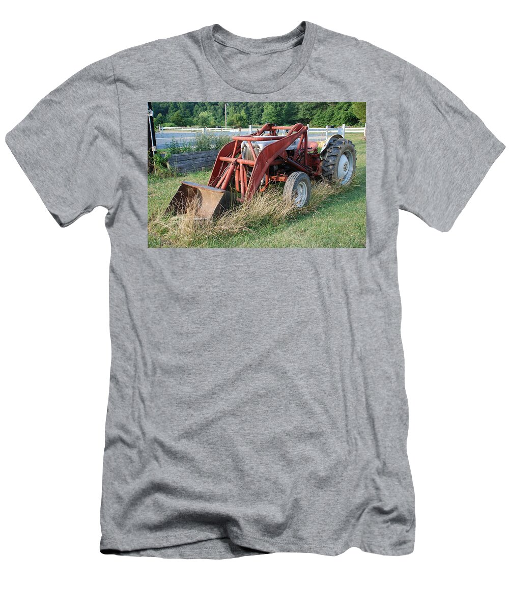 Tractor T-Shirt featuring the photograph Old Tractor by Jennifer Ancker