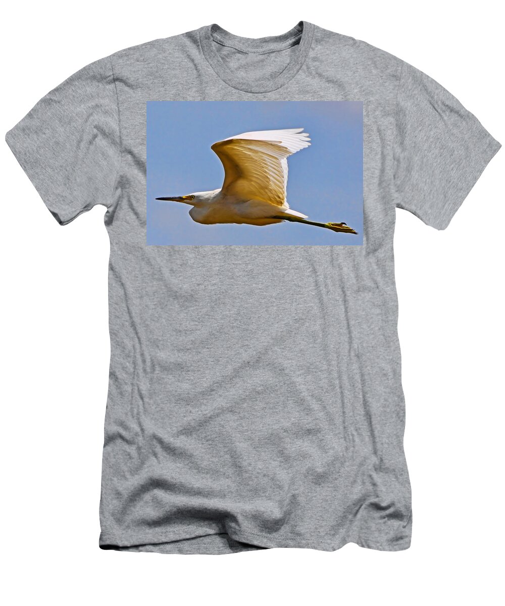Island T-Shirt featuring the photograph On Angel's Wings by Gary Holmes