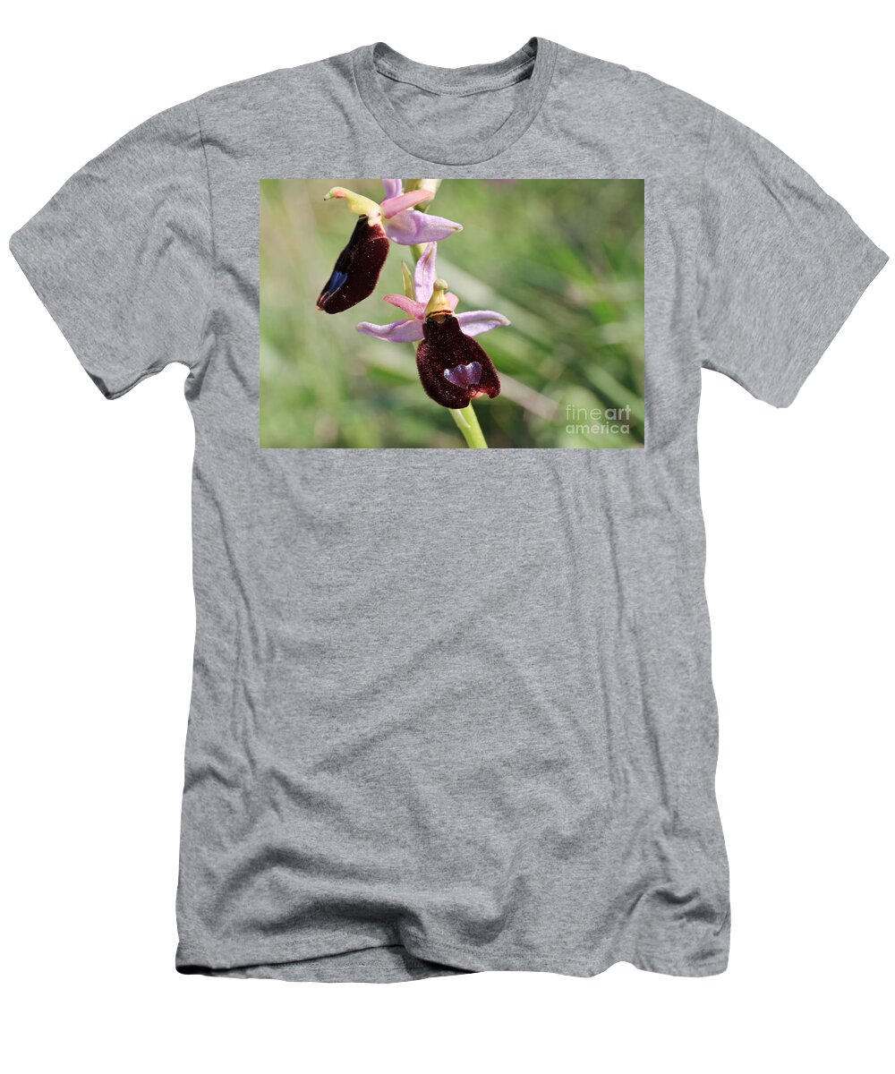 Beautiful T-Shirt featuring the photograph Ophrys Bertolonii by Antonio Scarpi