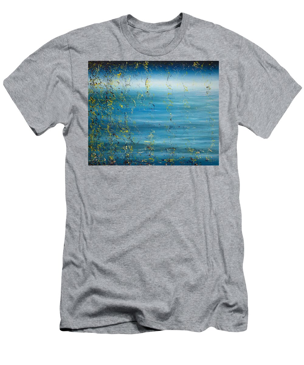 Derek Kaplan Art T-Shirt featuring the painting Opt.11.15 Got My Own Sunshine by Derek Kaplan