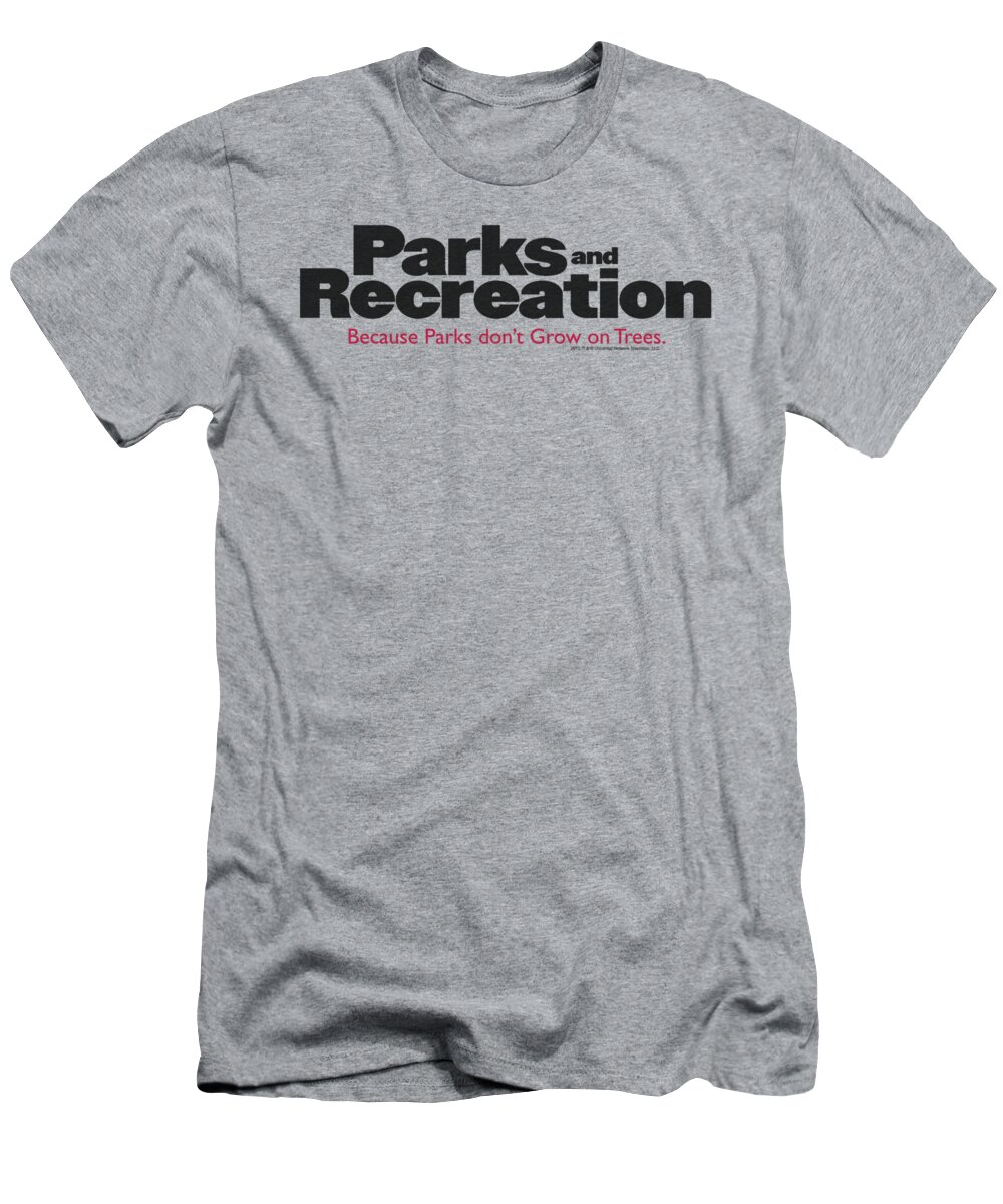 Parks And Rec T-Shirt featuring the digital art Parks And Rec - Logo by Brand A