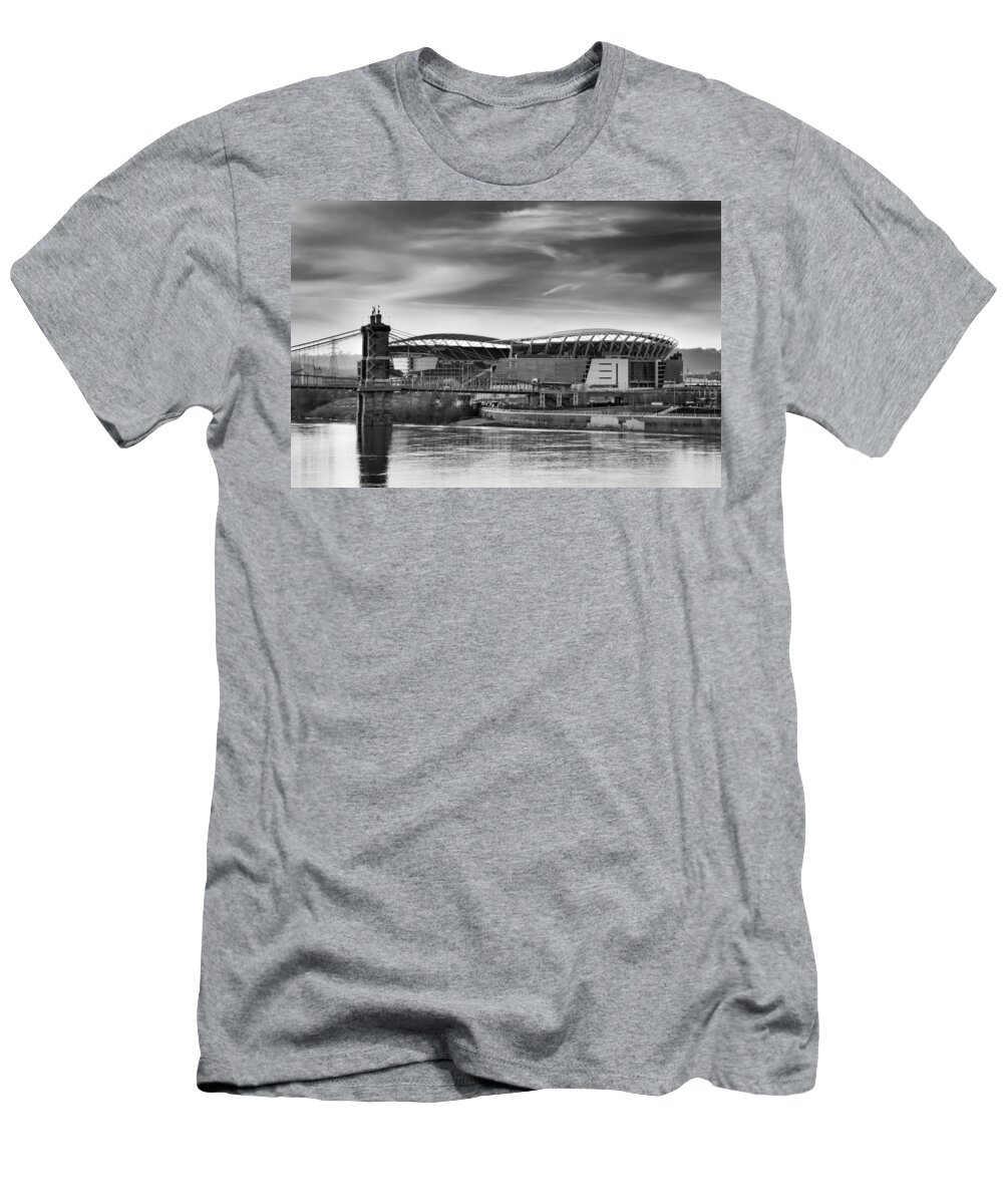 Bengals T-Shirt featuring the photograph Paul Brown Stadium by Ron Pate