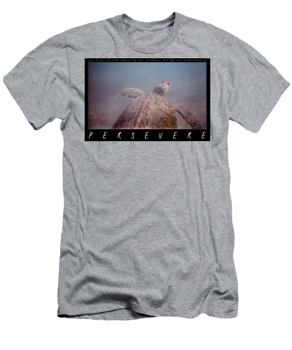 Turtle T-Shirt featuring the photograph Persevere II by Weston Westmoreland
