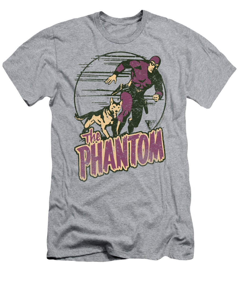  T-Shirt featuring the digital art Phantom - Phantom And Dog by Brand A