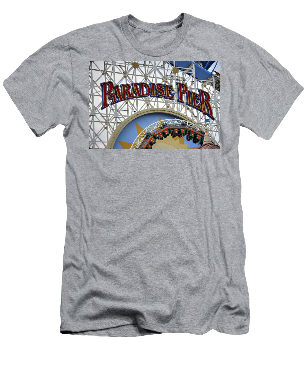 Paradise T-Shirt featuring the photograph Pier of Paradise by Ricky Barnard